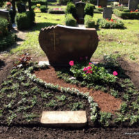 Grabgestaltung Friedhof Liebertwolkwitz Doppelgrab