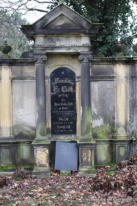 Erste Grabstätte auf dem Friedhof Möckern